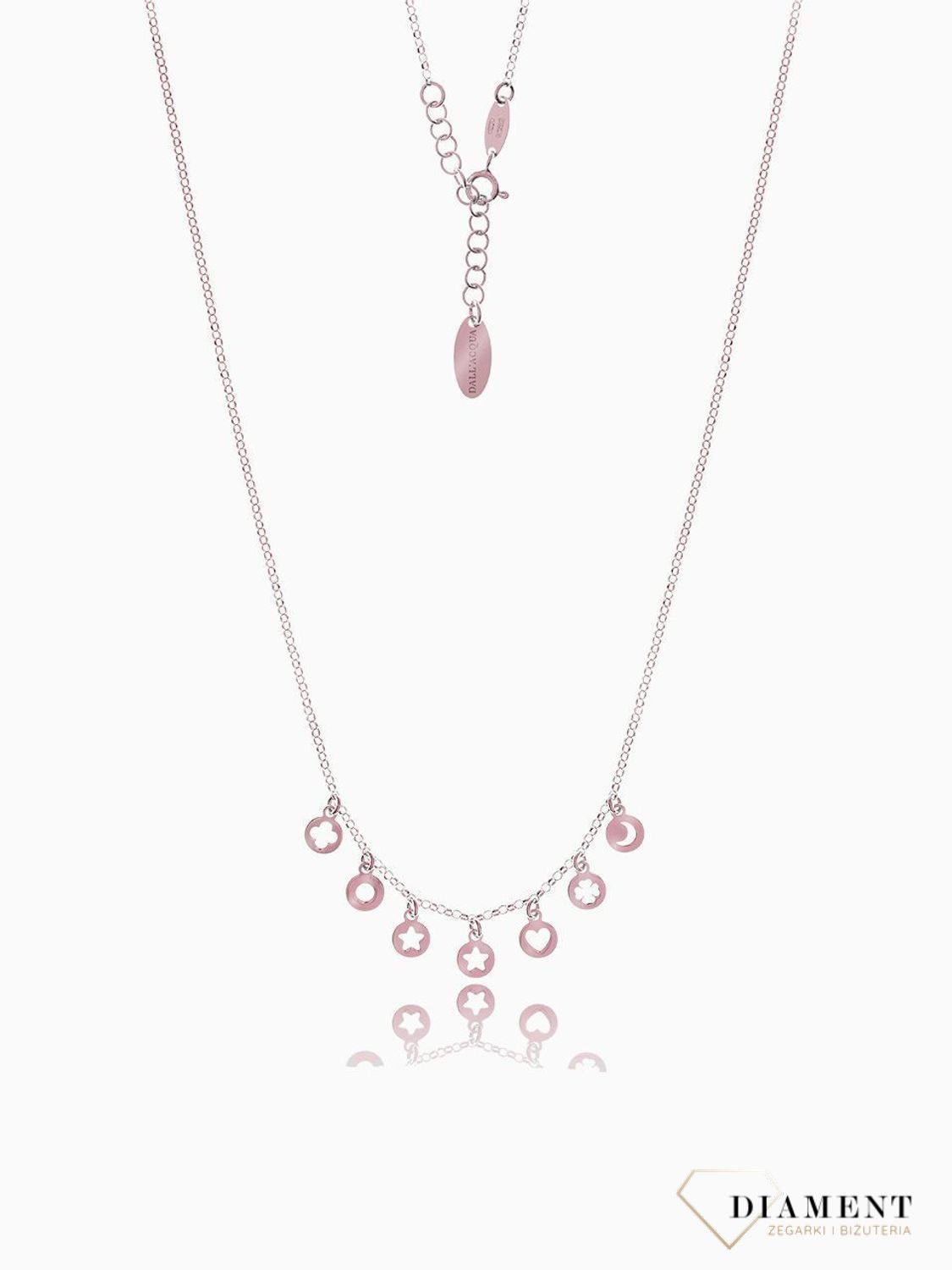 Celebrytka srebrna wiszące kółeczka Dall'Acqua C RM 2049 068.jpg